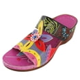 thumbnail image 2 of Sandals Women Dressy Comfortable Orthotic Slides Summer Walking Orthopedic Flip Flops Beach Shoes with Arch Support, 2 of 7