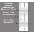 thumbnail image 5 of LV Upside Down Inverse Fuse Box Circuit Breaker Panel Directory Labels/Decals/Stickers for All Electrical Panel/Load Centers (Inverse 60 Circuits 2 Pcs), 5 of 5