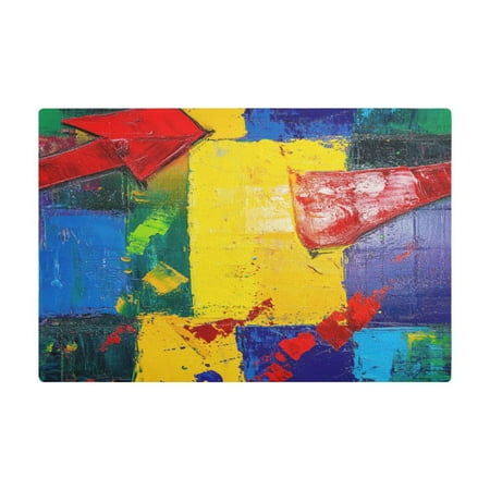 

PU Leather Kitchen Drying Mat with Silica Gel Core Coffee Bar Pad Dual-Sided Absorbent Non-Slip for Kitchen Counter Vivid Colors Composition