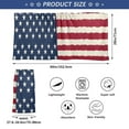 thumbnail image 3 of Ryvnso Men's Adjustable Shower Wrap American Flag Bath Towels with Snap Closure 28 x 60 inch, 3 of 7