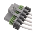 thumbnail image 3 of CarLights360 For Chevy Sonic 2012-2020 Blower Motor Resistor Connector | Plastic | Metal Contact Terminal Material | Blade Terminal | Push On Attachment Method | Rectangle Connector | For 15305921, 3 of 5