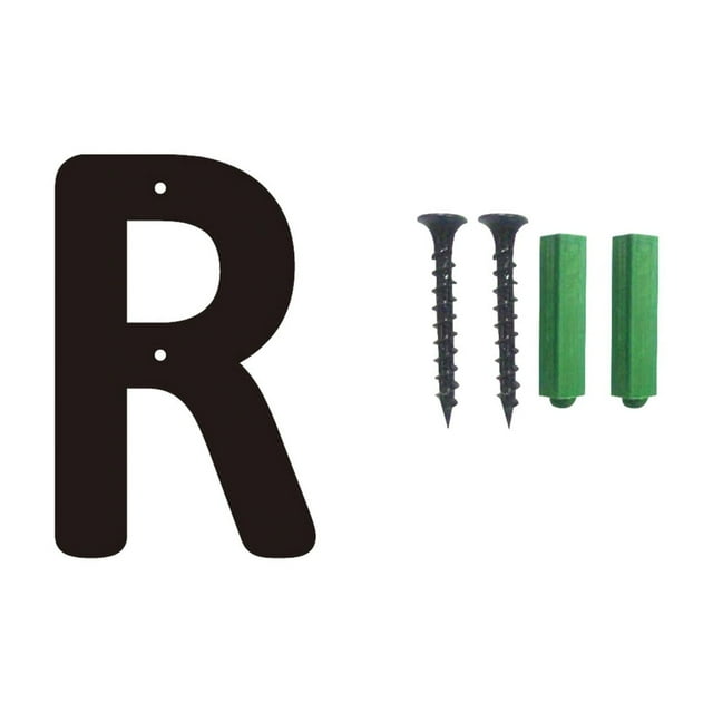 Three-dimensional Iron Art Number Letters House Number Screw Home House Number Sign