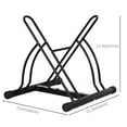 thumbnail image 3 of Soozier 2 Rack Bicycle Floor Stand, Bike Parking Garage, 3 of 10