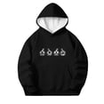 thumbnail image 2 of CBASIHI Girls Halloween Sweatshirts with Pockets Fleece Casual Cute Long Sleeve Pumpkin Print Pullover Hoodies Black 10 T, 2 of 7