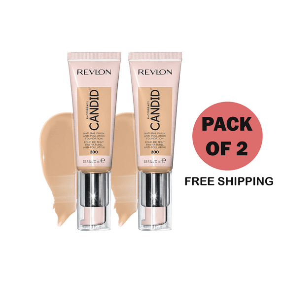 REVLON PhotoReady Candid Natural Finish Foundation  (PACK OF 2)