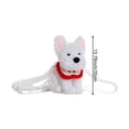 thumbnail image 7 of Jiibva Plush West Highland Dog Backpack, White Stuffed Animal Bag, Cute Soft Plush Dog Bookbag Travel Daypack Shoulder Bag, 7 of 7