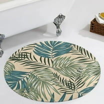 Vintage Hawaiian Aloha Graphic Round Carpet Circle Rug Outdoor Patio Area Rug Washable Large Area Rugs Hallway Room Decor Fitness Mats