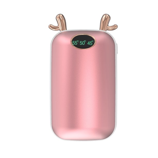 Calentador de manos recargable, calentador de manos de 10000 mAH Calentador de manos eléctrico reutilizable de larga duración con pantalla LED Powerbank de bolsillo para regalos de camping para hombre kaili Sencillez