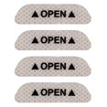 thumbnail image 1 of Pegatina de advertencia de seguridad para apertura de puerta de coche, 4 Uds., pegatinas de seguridad nocturna para coche, pegatinas de fundición de yodo, Reflector de alto brillo zhangyuxiang LED, 1 of 2