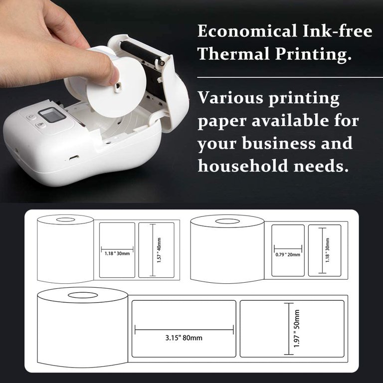 Phomemo M110 Label Printer Portable Multifunctional Mini Thermal