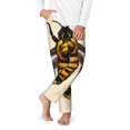 thumbnail image 2 of Yiaed Honey Bee Print Teenagers' Lounge Pants, Loose PJ Bottoms, Long Pajama Pants for Men-XS(5-6), 2 of 6