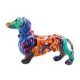 thumbnail image 1 of Estatua de perro salchicha, adorno, figura coleccionable, escultura para estantería de hotel Estilo A, 1 of 9