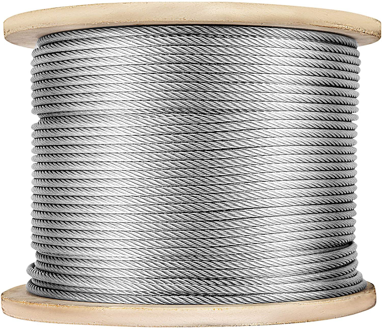 T316 1x19 Stainless Steel Wire 1/8" Cable Rail Wire Rope Aircraft Cable 500FT 