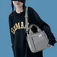 thumbnail image 3 of Bolso de mano para mujer, pequeño, moderno, mini, de lona, cruzado, color negro, caqui y gris, 3 of 5