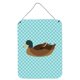 thumbnail image 1 of "Treasures Khaki Campbell Duck Blue Check Metal Print, 16hx12w, multicolor" Caroline's Treasures BB8040DS1216, 1 of 1