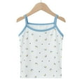 thumbnail image 2 of Coerni Summer Girls Cool Vest Pure Cotton Small Children's Vest Bottom To Wear Sleeveless Top Baby Outside To Wear Shirt Girl Workout Too, 2 of 3
