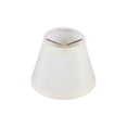 thumbnail image 2 of Aspen Creative 32065-9 Small Hardback Empire Shape Chandelier Clip-On Lamp Shade Set (9 Pack), Transitional Design in Off White, 5" bottom width (3" x 5" x 4"), 2 of 7