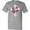 AC-Heather Grey, variant on Inktastic He is Risen Pink Plaid Cross T-Shirt