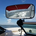 thumbnail image 2 of Universal Marine Rear View Mirror, for Ski Boats Pontoon Boat Watersport Watercraft Surfing Mirror Panoramic Mirror, 2 of 7