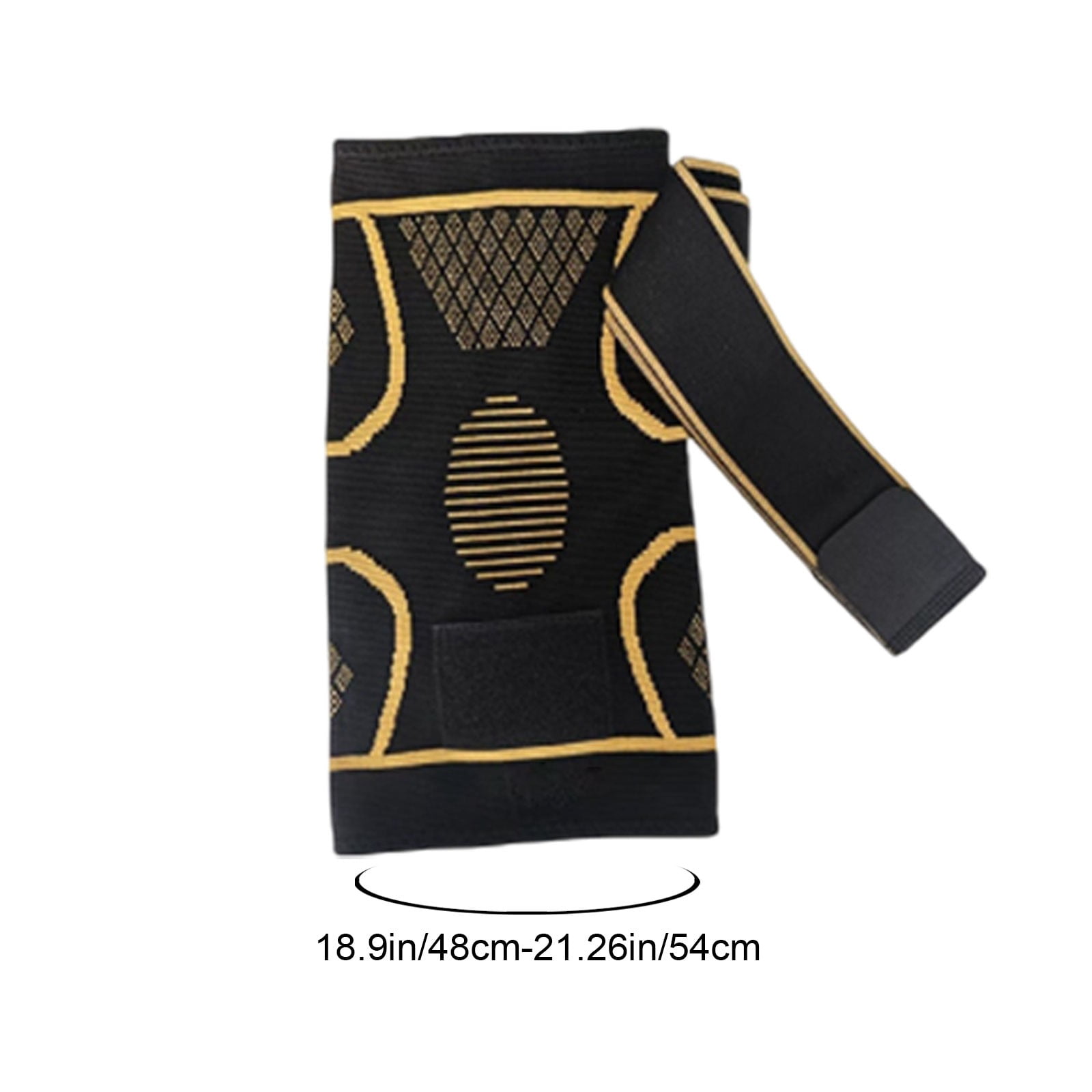 Copper Knee Braces with Strap for Knee Pain Women and Men(2 Pack), Knee Compression Sleeve for Arthritis,Menisc Tear, Joint Pain Relief, Knee Support for Working, Running, Weightlifting