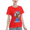 thumbnail image 2 of T-Shirt Basique à Manches Courtes pour Femmes Super Saiyan, 2 of 6