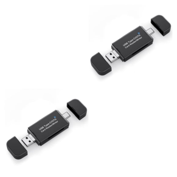 Lector de tarjetas Seitruly Adaptador de memoria USB Multipropósito 2piezas