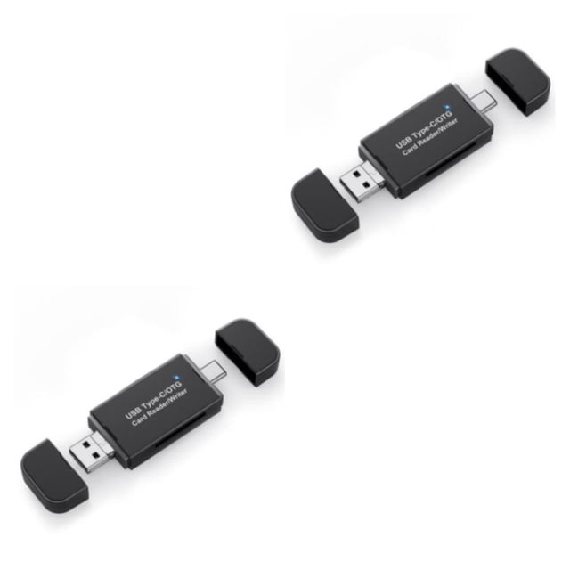 Lector de tarjetas Seitruly Adaptador de memoria USB 3.0 2Conjunto Profesional Multifuncional