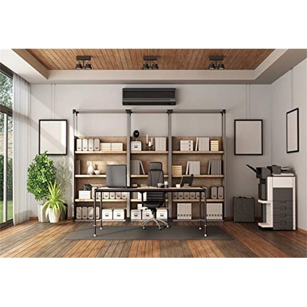 Leowefowa Back to School Backdrop 7x5ft Modern Office Interior Shelf