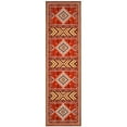thumbnail image 5 of SAFAVIEH Classic Vintage Clarette Chevron Bordered Area Rug, Orange/Gold, 6'7" x 9'2", 5 of 9