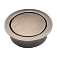 thumbnail image 3 of Tirador redondo empotrado, invisible y multiusos para puertas correderas de camas tatami. Bronce verde, 3 of 9