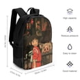 thumbnail image 3 of Spirited Away Backpacks Bookbag Casual Daypack Backpacks for Travel Work Camping Office, 3 of 8
