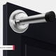 thumbnail image 4 of Inteprter Tope de puerta de goma de fácil instalación: moderno y adecuado para cualquier habitación, puerta de acero inoxidable de metal Type1 NO1, 4 of 6