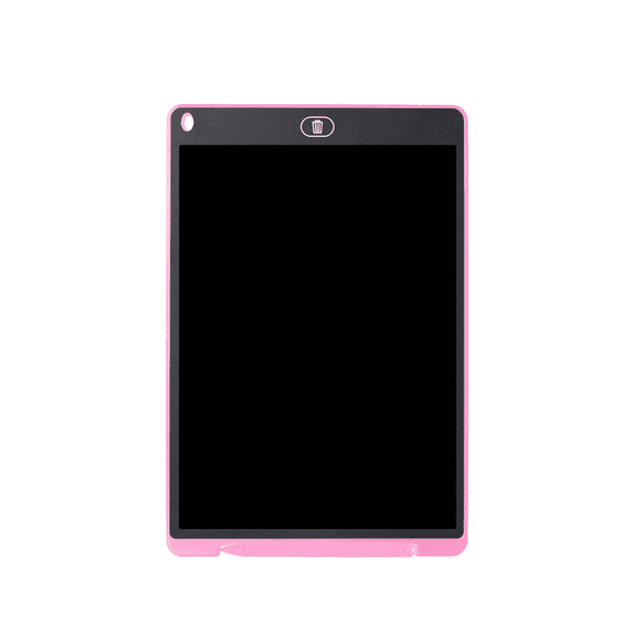 Tableta electrónica de escritura a mano de 12 pulgadas, borrable a mano, para pintar grafitis, LCD, color rosa claro