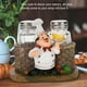 thumbnail image 5 of Estatua de chef Figura de chef, Estatua de chef linda Estatua de chef de sal Decoración Figura de chef Adorno Probado profesionalmente, 5 of 13