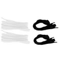 thumbnail image 1 of 2 pares de cordones para patines shamjiam negro blanco decoración, 1 of 9