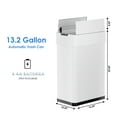 thumbnail image 2 of Arlopu 13.2 Gallon Automatic Trash Can Touchless Motion Sensor Trash Bin Smart Garbage Can W/ Wings Open Lid, 2 of 9