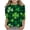 Green(3), variant on St Patrick's Day Shirts for Kids Summer 3/4 Sleeve Round Neck Tees Boys Girls Shamrock Graphic Printed Tops