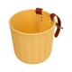 thumbnail image 2 of Cesta de bicicleta para manillar delantero, multiusos, de mimbre, redonda, de gran capacidad, color amarillo, 2 of 14