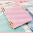 thumbnail image 6 of Aonity Loose-Leaf Detachable Coil Notebook B5 Ten-Hole Loose-Leaf Notebook [Pink] Horizontal Line， Refillable Notebook and Filler Paper Notebooks College Ruled with Dividers Transparent Covers, 6 of 9