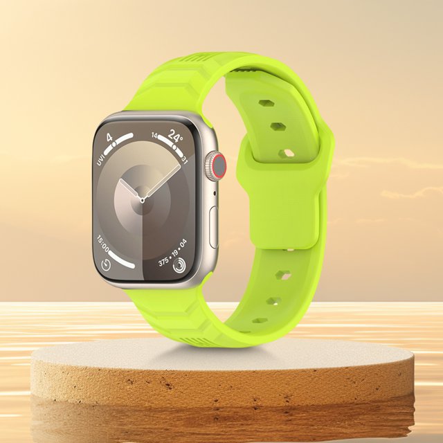 Silicone Strap Replacement Sport Watchband Adjustable Comfortable Breathable Sweat-Absorbent for Apple Watch 1/2/3/4/5/6/7/SE/8