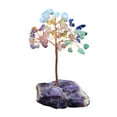 thumbnail image 2 of Boovnll Room Decor, Colorful Crystal Healing Crystal Tree Natural Crystals Stone Base Copper Wire Tree Life Money Trees Feng Shui Spiritual Energy Tree for Home Office, Home Decor, 2 of 6