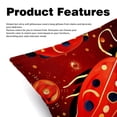 thumbnail image 2 of Seven Starred Iadybird Covers Pillows Set of 2 with Unique Patterns, Throw Pillow Inserts for Bed or Couch, Available in 16x16, 18x18, 20x20 Inches for Any Occasion, 2 of 6
