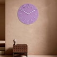 thumbnail image 3 of 10 productos de calidad de madera Reloj de pared silencioso digital moderno clásico para Violeta, 3 of 8