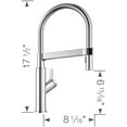 thumbnail image 6 of Blanco 401992 Solenta 1.5 GPM Single Hole Kitchen Faucet - Chrome, 6 of 6