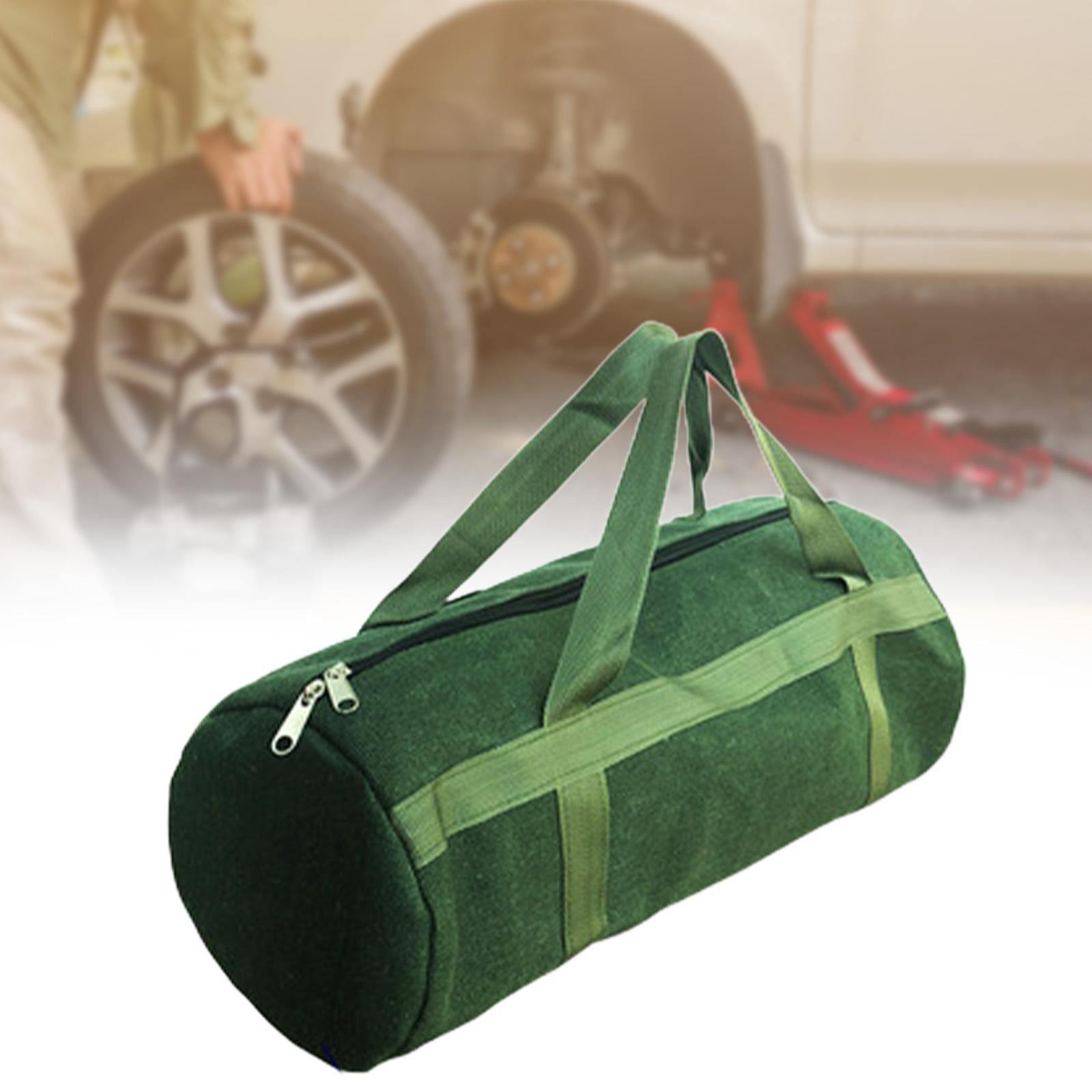 Colaxi Canvas Tool Bag Tool Organizer Bag Wide Mouth Pouch Carrying Case Thick Heavy Duty Tools Case Tool Tote for Worker Woodworker 80x29cm
