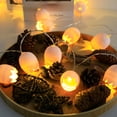 thumbnail image 4 of Fasiaou 10 Ft Easter Shells Breaking Light String with 10 LED Cracked Egg Lights, Battery Operated Holiday Decoration for Home,As Show, 4 of 7