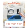 thumbnail image 2 of VEVOR 1.5 QT Automatic Ice Cream Maker with Built-in Compressor No Pre-freezing, 2 of 9
