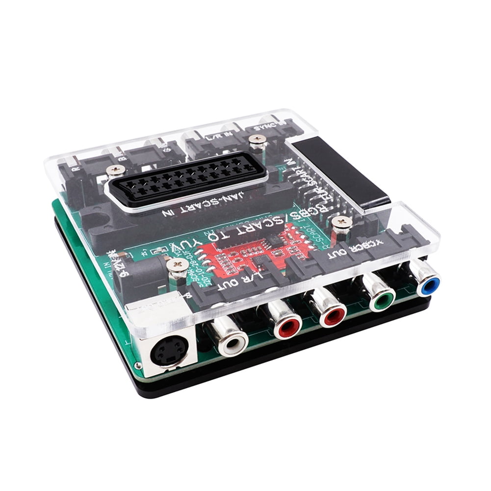 Daciye Scart Rgbs To Yuv Ycbcr S Video Converter For Dc Dreamcast Sega Sfc Console Walmart Com