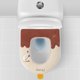 thumbnail image 1 of Accesorios de baño Otoño e Invierno Asiento de inodoro grueso Hogar Cálido Asiento de inodoro Cubierta de inodoro peludo Cojín de asiento de inodoro Orinal, 1 of 6