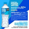 thumbnail image 6 of POWERADE Power Water Zero Sugar Mountain Berry Blast Electrolyte Water, 16.9 fl oz, 6 Pack, 6 of 6